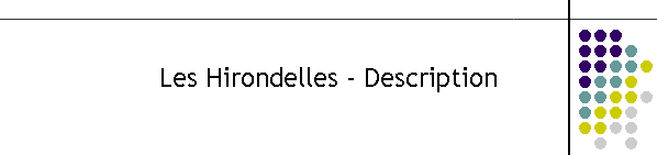 Les Hirondelles - Description